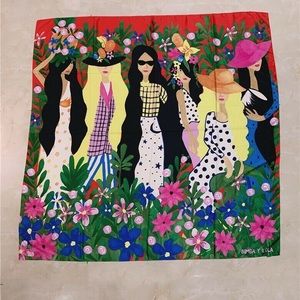 Bimba Y Lola Multi-color Women Silk Scarf